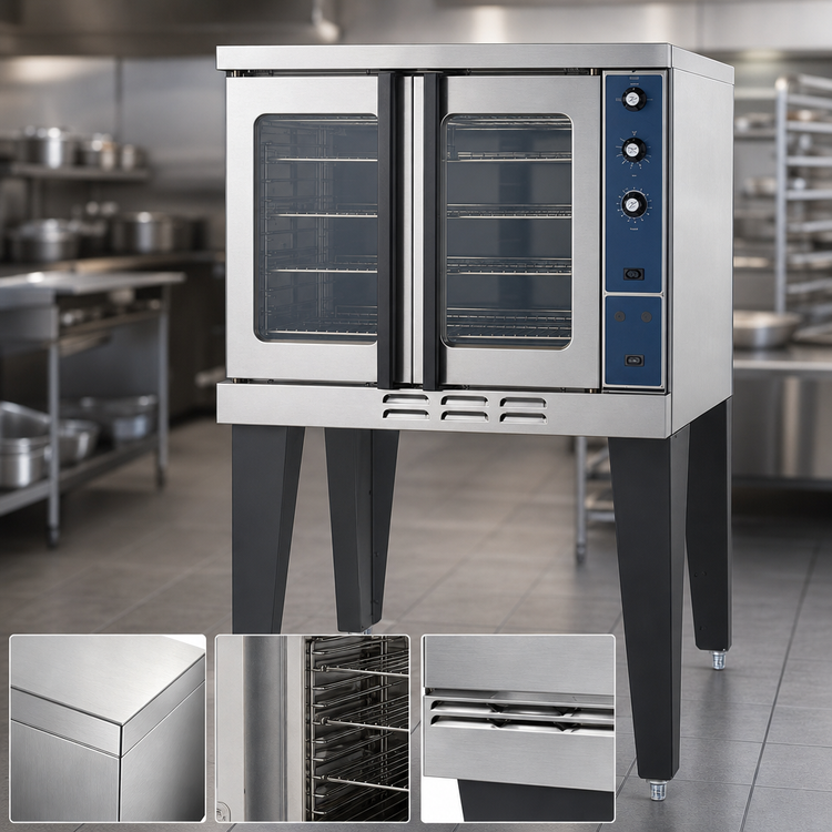 Product image #4 for Duke 613Q-E1V Single-Deck Electric Standard Depth Convection Oven