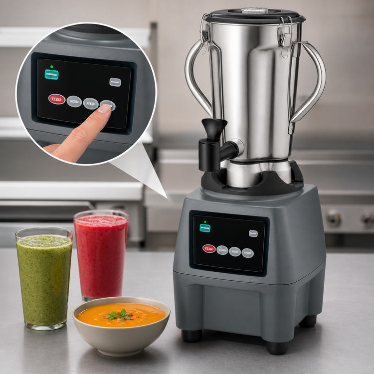 Product image #4 for Waring Heavy-Duty Countertop Commercial Food Blender with 1-Gallon Removable Stainless Steel Container, 3-Speed, 3-3/4 HP