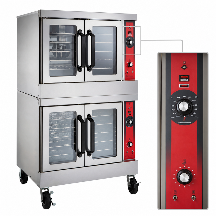 Product image #5 for Vulcan VC44GD Double-Deck Full-Size Standard Depth Gas Convection Oven