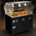 Thumbnail image #4 for Vollrath 2-Series Affordable Portable™ 3-Well Mobile Electric Hot Food Station with Buffet Breath Guard and Lights