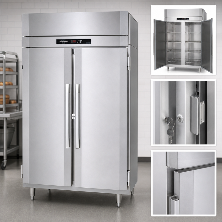 Product image #4 for Victory UltraSpec™ HSA-2D-1 Two-Section Reach-In Heated Holding Cabinet