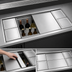 Thumbnail image #4 for Top Shelf 42-Inch Underbar Bottle Well with 2-Piece Stainless Steel Sliding Cover, 6-Bottle Capacity