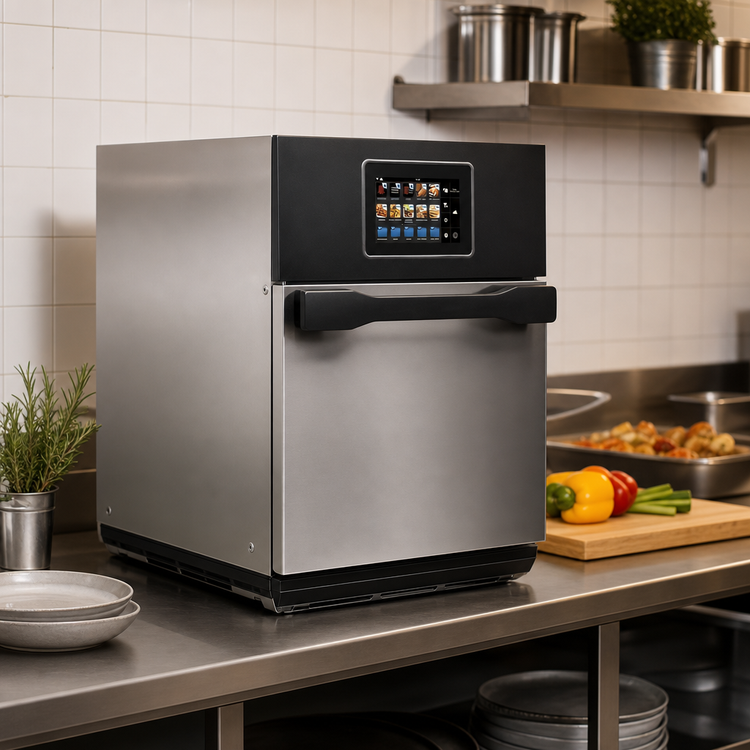 Product image #4 for Lainox Oracle Combi Wave Countertop High-Speed Oven, 0.61 Cu. Ft., Touchscreen