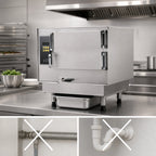 Thumbnail image #3 for AccuTemp N31201D060 Connectionless Countertop Convection Steamer, Natural Gas, 3-Pan, Digital Controls