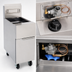 Thumbnail image #4 for Dean GF Value 40 lb Open-Pot Gas Floor Fryer with Millivolt Controls