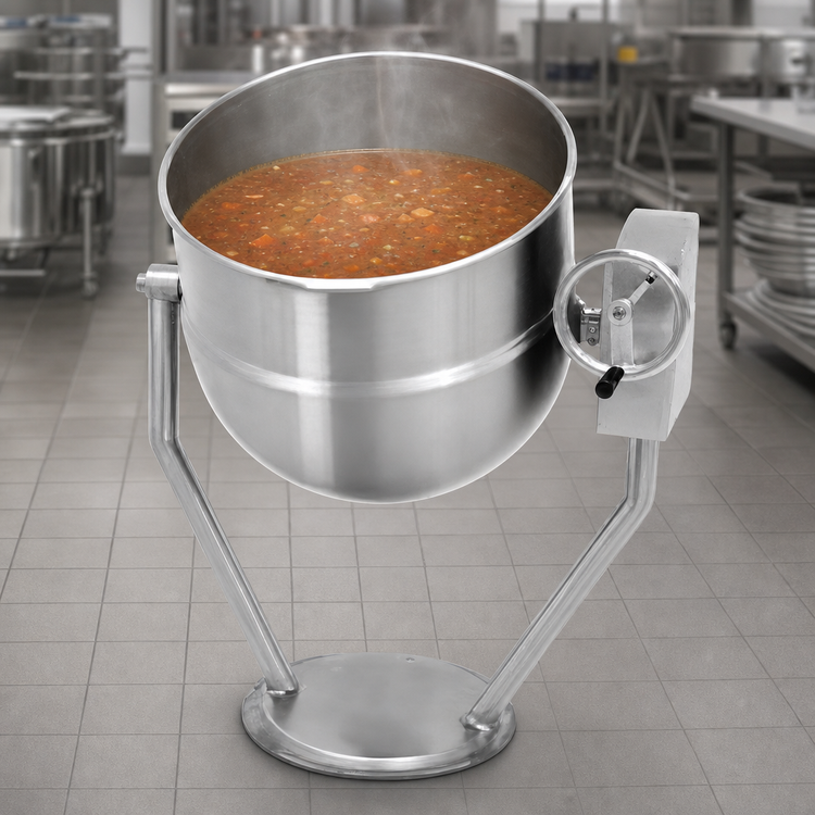 Product image #4 for Legion TWP-100 100-Gallon Direct Steam Tilting Kettle