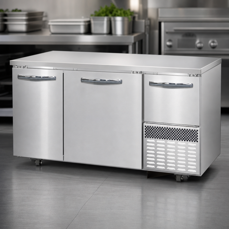 Product image #4 for Continental Refrigerator FA60SN-U 60" Undercounter Shallow Depth Freezer Base