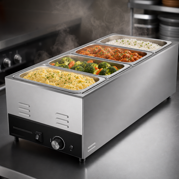 Product image #4 for Hatco Countertop Heated Well Food Warmer/Cooker, Full-Size Pan Capacity, Wet/Dry, Thermostatic, 120V