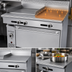 Thumbnail image #4 for Garland Cuisine Series Heavy Duty 36-Inch Natural Gas Combination Top Range with Thermostatic Griddle, Hot Top, and Convection Oven