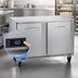 Thumbnail image #4 for Victory Refrigeration VUF48HC V-Core Two-Section Undercounter Freezer, 48 Inch, Rear-Mounted Self-Contained, 11.04 Cu. Ft.