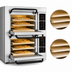 Thumbnail image #4 for PizzaMaster 552ED-3 Countertop Electric Pizza Oven with 2 Independent Chambers