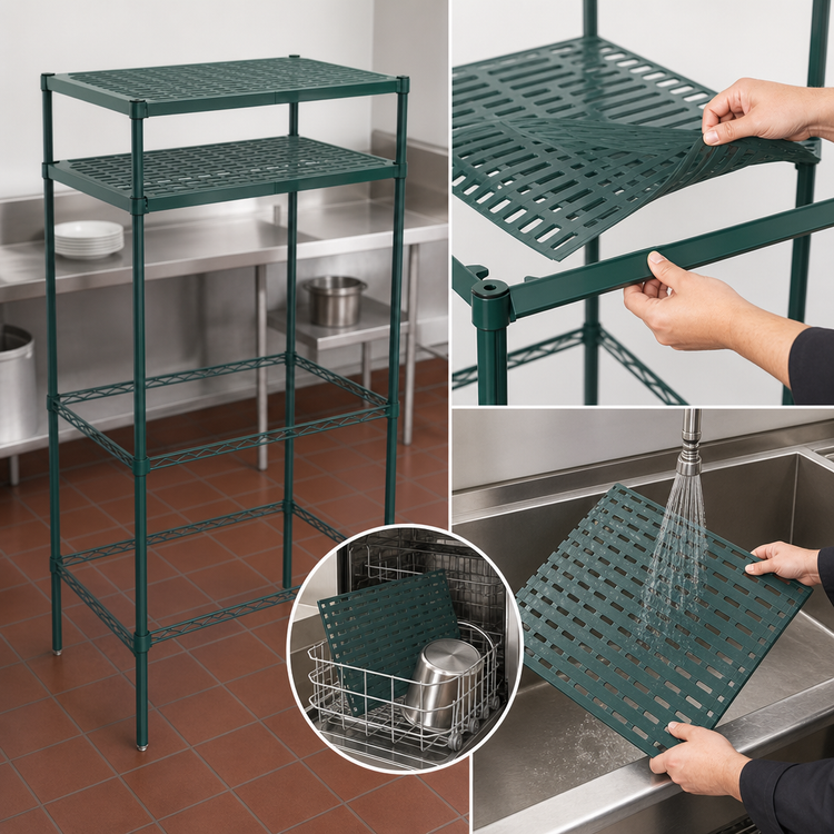 Product image #4 for Metro Super Erecta Pro Housing Unit with 2 Overhead Shelves, 36 x 24 x 74 Inches