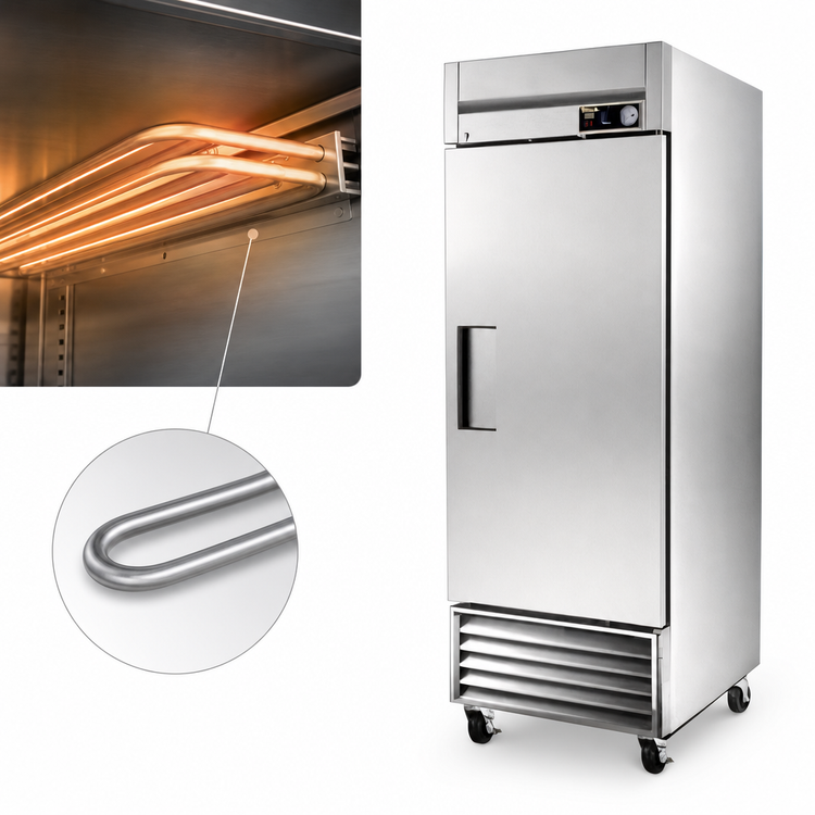 Product image #4 for True 1-Section Reach-In Heated Holding Cabinet with Solid Swing Door, 3 Shelves, 115V