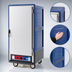 Thumbnail image #4 for Metro C5 3 Series Moisture Heated Holding and Proofing Cabinet, 3/4 Height, Mobile, Blue