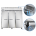 Thumbnail image #4 for Continental Refrigerator 3FSNSS Three-Section Shallow Depth Reach-In Freezer