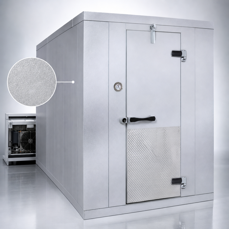 Product image #4 for Kolpak Kold-Front Indoor Walk-In Freezer with Floor and Remote Refrigeration, 12' x 8' x 8'6.25"