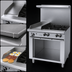 Thumbnail image #4 for Garland G Starfire Pro G36-4G12S 36-Inch Gas Restaurant Range with 4 Open Burners, 12-Inch Griddle, and Storage Base