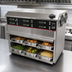 Thumbnail image #4 for Carter-Hoffmann Vertical Crisp N Hold Countertop Food Holding Cabinet, Stainless Steel, 6 1/3-Size Pan or 2 Half-Size Sheet Pan Capacity