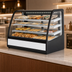 Thumbnail image #5 for 48-1/4-Inch Dry Countertop Pastry Display Merchandiser with Curved Glass Front and LED Lighting