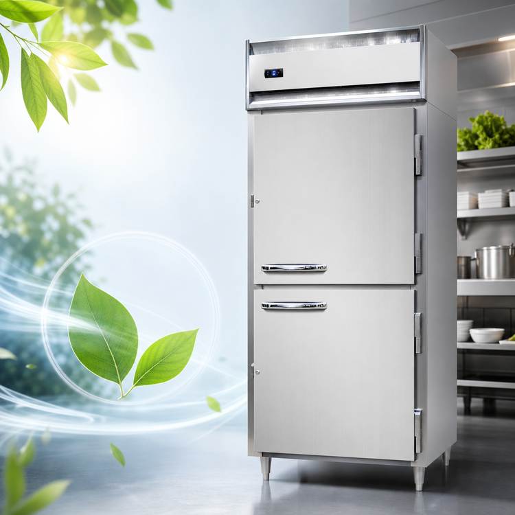 Product image #4 for Continental Refrigerator Designer Line D1FXSNSAHD One-Section Extra-Wide Shallow Depth Reach-in Freezer