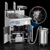 Thumbnail image #4 for Imperial Open Pot Gas Floor Fryer with Built-In Filter System, 50 lb Capacity, Electronic Thermostat