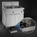 Thumbnail image #4 for Imperial Electric 5-Battery 75 lb Floor Fryer with Built-In Space Saver Filter System, Tilt-Up Elements, and Computer Controls