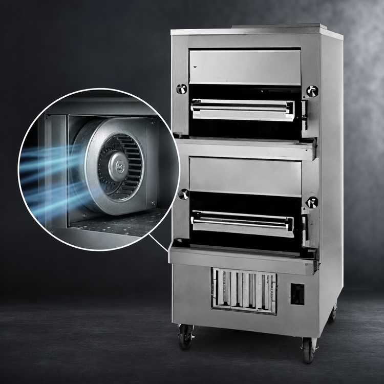 Product image #4 for Titan JBB-236-IR Double Deck Combination Infrared/Radiant Banquet Broiler