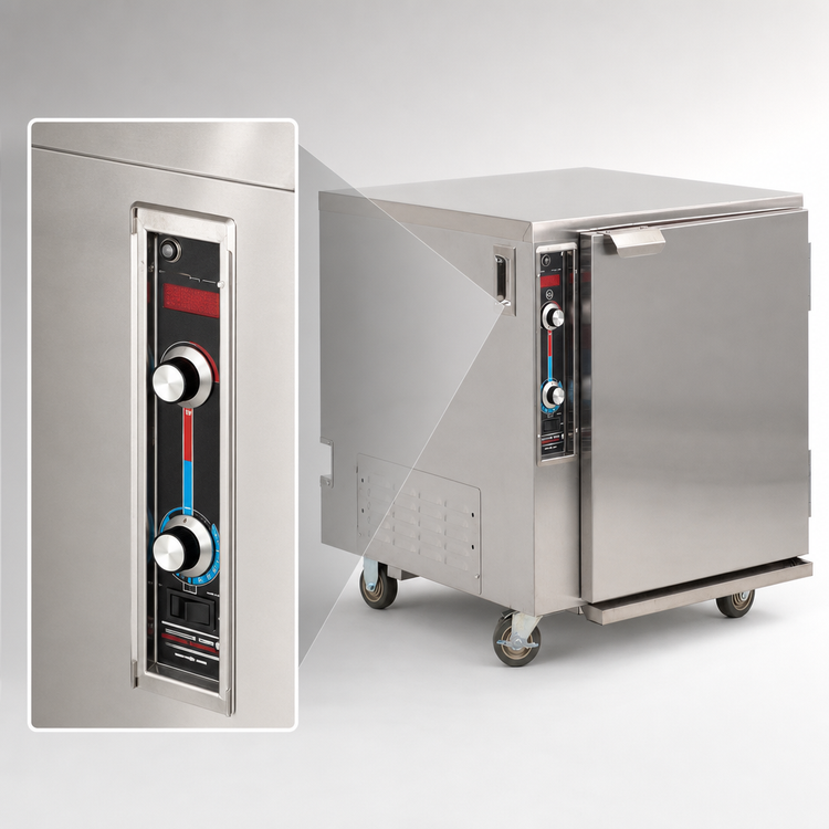 Product image #4 for FWE MTU-4 Mobile Undercounter Moisture Holding Heated Cabinet