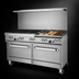 Thumbnail image #4 for Southbend Ultimate 60-Inch Gas Restaurant Range with 6 Open Burners, 24-Inch Griddle and 2 Cabinets