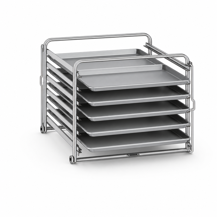Product image #4 for RATIONAL 6-Full Size Pro/Classic Mobile Oven Rack for 24 x 20 Pans