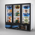 Thumbnail image #4 for Migali Competitor Series® Three-Section Reach-In Glass Door Freezer Merchandiser, 72 Cu. Ft., Bottom Mount, White