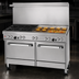 Thumbnail image #4 for Southbend Ultimate 60-Inch Gas Restaurant Range with 4 Pyromax Burners, 24-Inch Griddle, Standard Oven, and Cabinet Base