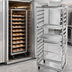 Thumbnail image #4 for Channel Manufacturing Stainless Steel Single-Section Side-Loading No-Lift Oven Rack, 10-Pan Capacity