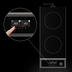 Thumbnail image #4 for CookTek Helios Touch Freestanding Front-to-Back Double Hob Induction Cooktop, 3500W Per Hob, 200-240V