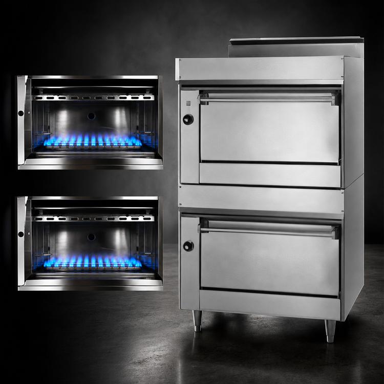 Product image #4 for Jade Range Bistro JBR-224 Double Deck 24-Inch Gas Standard Bake and Roast Oven