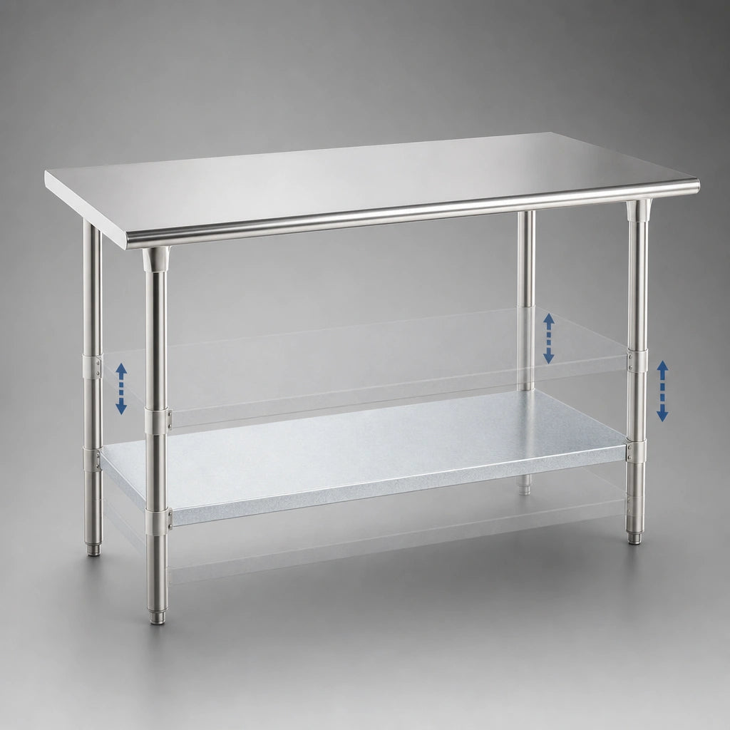 Adjustable Galvanized Undershelf