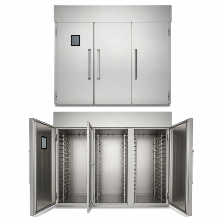 Product image #4 for Doyon KDPR32 Knockdown Roll-In Three-Section Retarder Proofer Cabinet