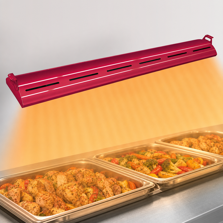 Product image #4 for Hatco Glo-Ray 48-Inch Curved Infrared Strip Heater, 800 Watt, Aluminum Housing