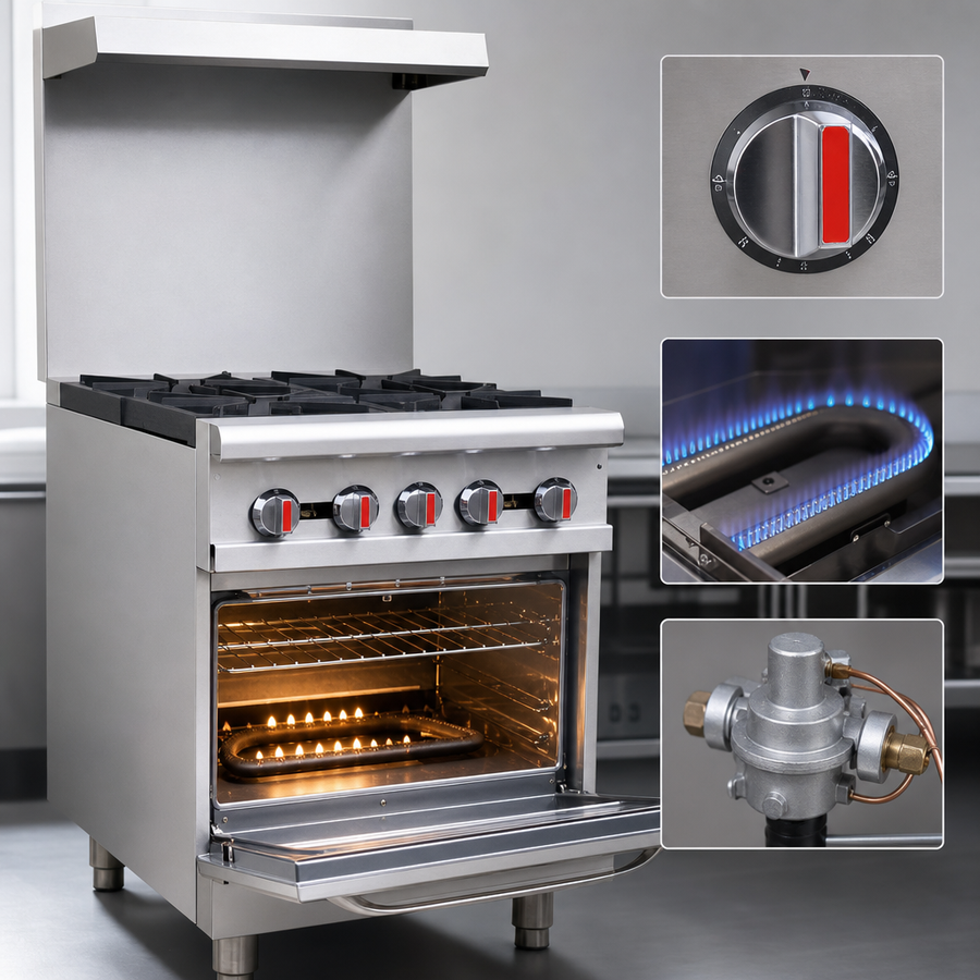 Thermostat-Controlled Oven