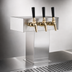 Thumbnail image #4 for Perlick Air-Cooled Stainless Steel Tee Beer Tower with Tarnish-Free Brass Finish, 3 Faucets