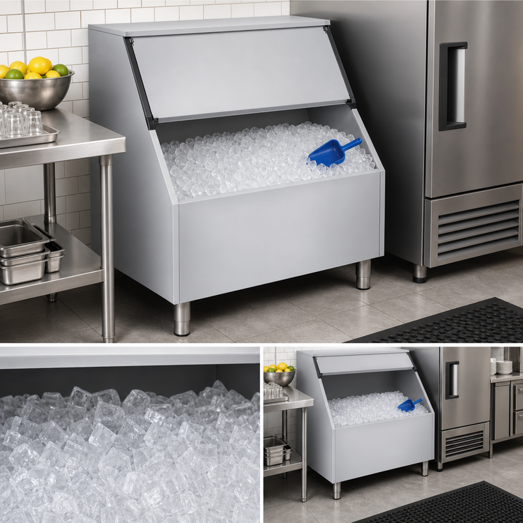 Product image #4 for ITV Ice Makers S-750 Slope-Front Ice Storage Bin, 42-Inch Wide, 750 lb Capacity