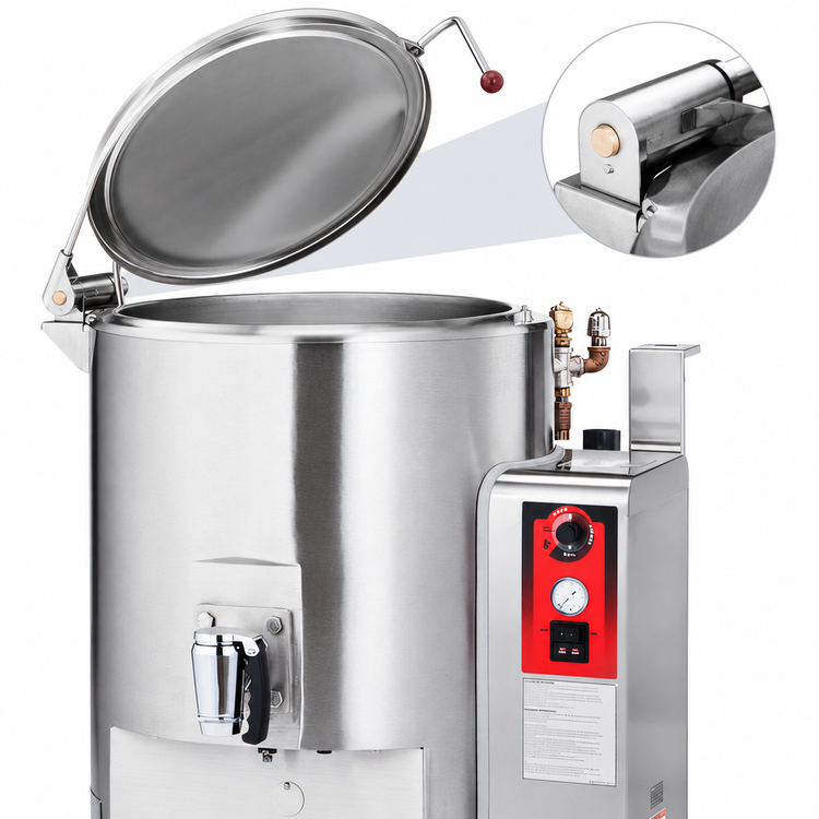 Product image #5 for Vulcan ST100 100-Gallon Fully Jacketed Stationary Steam Kettle