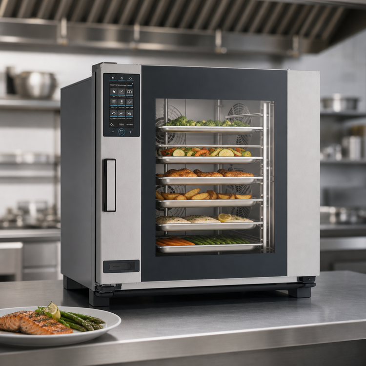 Product image #4 for UNOX ChefTop MIND.Maps Plus Electric Countertop Combi Oven/Steam Oven, 6 Full-Size Sheet Pans