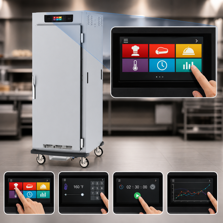 Product image #4 for Metro C5 9 Series Full-Height Pass-Thru Controlled Humidity Heated Holding and Proofing Cabinet, 18 Full-Size Pan Capacity, Stainless Steel, 120V