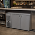 Thumbnail image #4 for Glastender C1FL52 Low Profile Two-Section Front-Serviced Back Bar Cooler, 52 Inch Wide, Self-Contained Refrigeration