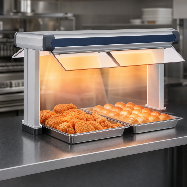 Product image #4 for Hatco Glo-Ray Unlighted Designer Dual Infrared Strip Heater, 45-1/2-Inch W, 6-Inch Spacing, 1.35 kW