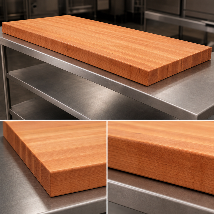Product image #4 for Boos Block American Cherry Edge Grain Kitchen Countertop, 72 Inch x 27 Inch, 2-1/4 Inch Thick