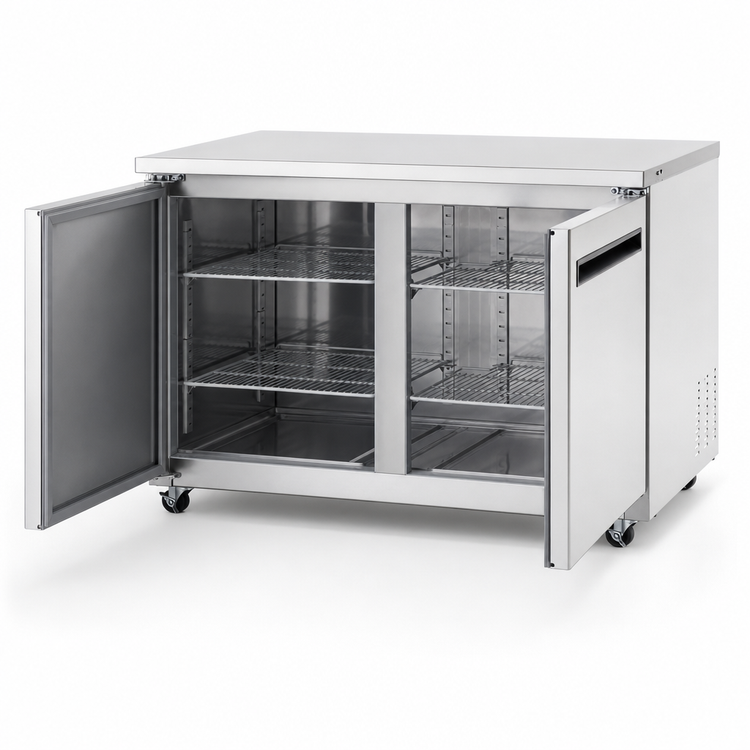 Product image #4 for Arctic Air AUC60R Refrigerated Worktop Counter, 61-1/4 Inch, 2-Door, 15.5 Cu. Ft.