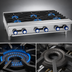 Thumbnail image #4 for Imperial 36-Inch Gas Countertop Hot Plate with 3 Open Burners and Standing Pilots