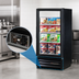 Thumbnail image #4 for True One-Section Glass Door Freezer Merchandiser, -10°F, Hinged Door, Bottom-Mount, 3 Shelves